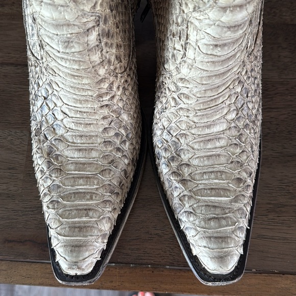 Python textured corral boots - Picture 6 of 9